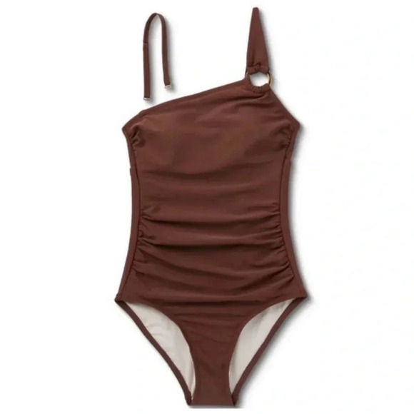 NWT Kona Sol Asymmetrical Ring High Coverage One piece swimsuit - Picture 3 of 16